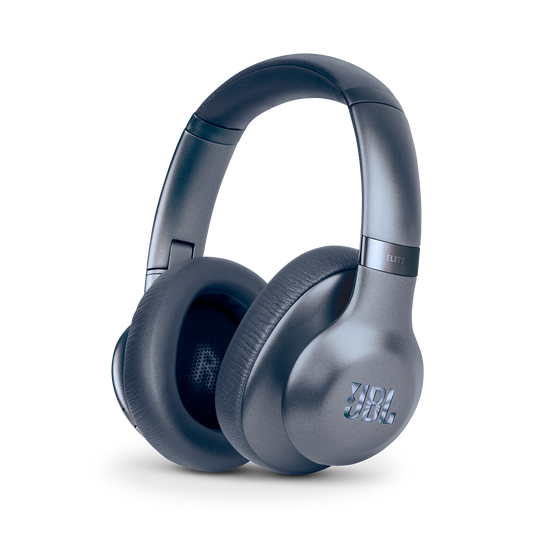 JBL EVEREST™ ELITE 750NC - Steel Blue - Wireless Over-Ear Adaptive Noise Cancelling headphones - Hero image number null